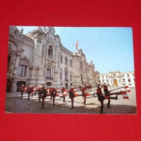 comprar Postal Cambio De Guardia Palacio Gobierno Marisca Nieto Lima