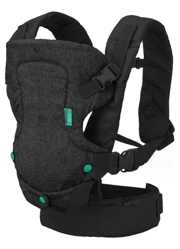 Mochila Porteo Ergonómico Cangurera Bebe Portabebes 4 En 1 Gris Gaon  Ergonomico