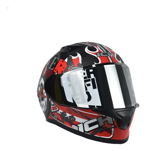 Casco Integral Ich 503 Ed Special No Rules Ngr M Rj Visor Sl