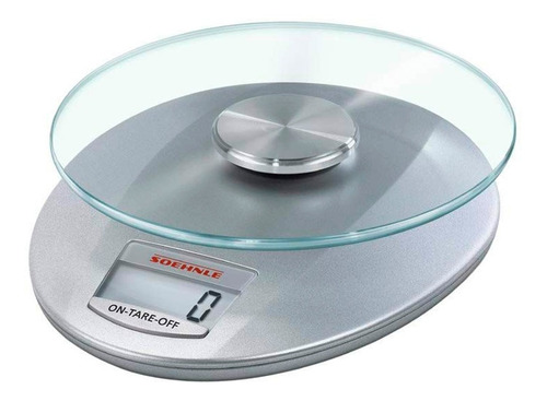 Balanza De Cocina Digital Soehnle Roma Hasta 5 Kg. Alemana Capacidad máxima 5 kg Color Plateado