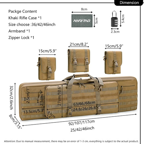 Funda Táctica Para Rifle, Funda Multifunción Para Caña De Pe