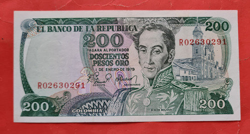 Billete Doscientos Pesos 1979 Reposición