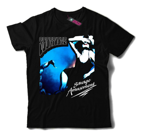 Remera Scorpions Savage Amusement T868 Dtg Premium