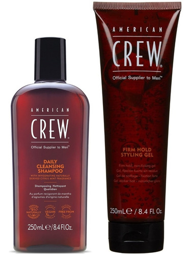 Pack Daily Shampoo + Gel Fijación Fuerte American Crew Men