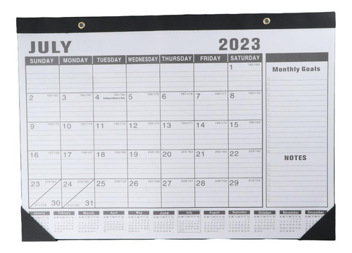 Calendario De Pared 2024-2025, Planificador Colgante, Nota D