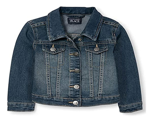 Chaquetas De Mezclilla Básica Para Bebés Y Niñas Jeans