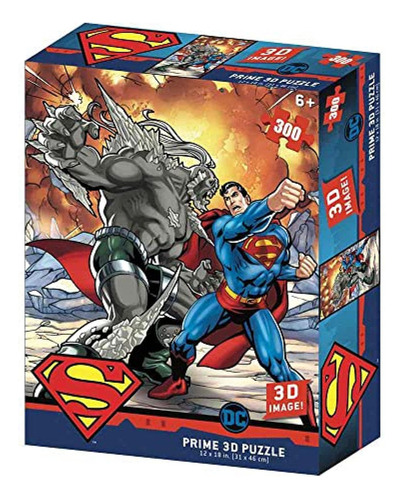 Prime 3d Redstring Dc Comics Superman Vs Lenticular Puzzle 3