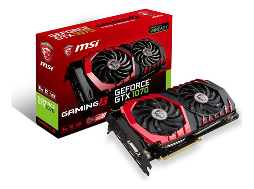 Tarjeta Gráfica Msi Gaming Geforce Gtx 1070 8gb Gddr5