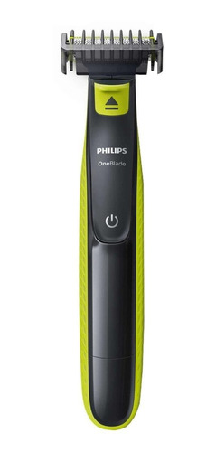 Imagen 1 de 6 de Máquina afeitadora Philips OneBlade QP2521 verde lima y gris marengo 100V/240V