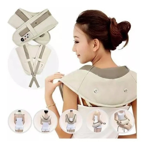 Masajeador Eléctrico Cervical Para Cuello Spa + Envío