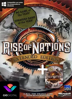 Rise Of Nations Extended Edition + Expansion Para Pc