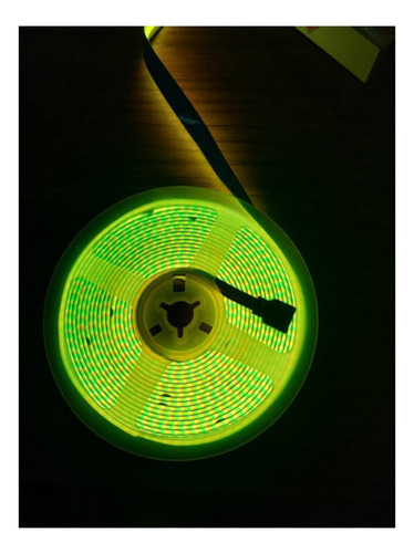 5m Fita Led Rgb 3528 Cob 12v 810leds/m Controle + Fonte