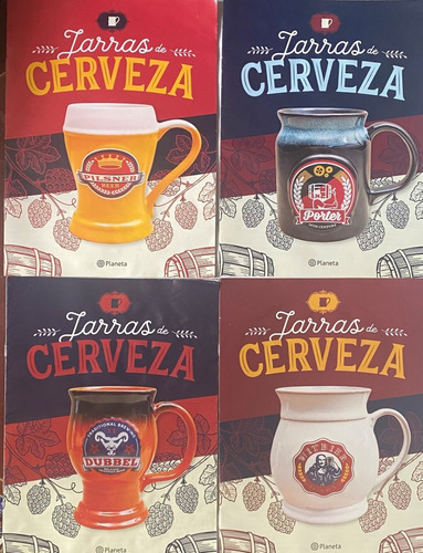 Jarras De Cerveza, 12 Fascículos, Ed Planeta Cr05