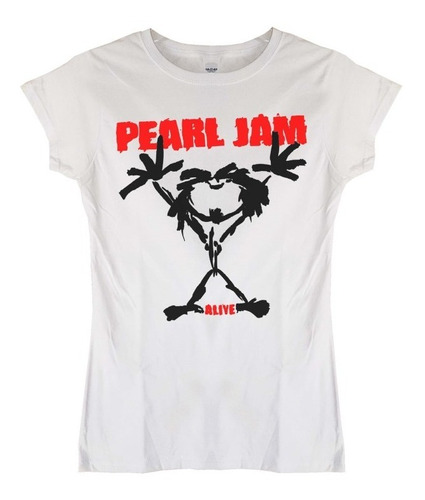 Polera Mujer Pearl Jam Alive Rock Abominatron