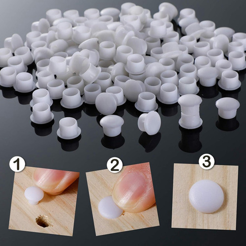 50 Tapones De Plástico De 10 Mm (3/8 Pulgadas) For Tornillo