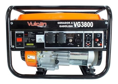 Gerador Portátil Vulcan Vg3800 3000w Monofásicoavr 127v/220v