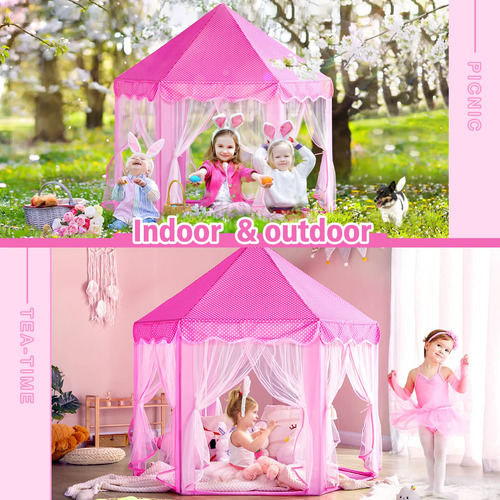 Tienda Campaña Castillo Princesa Niñas Luces Navidad