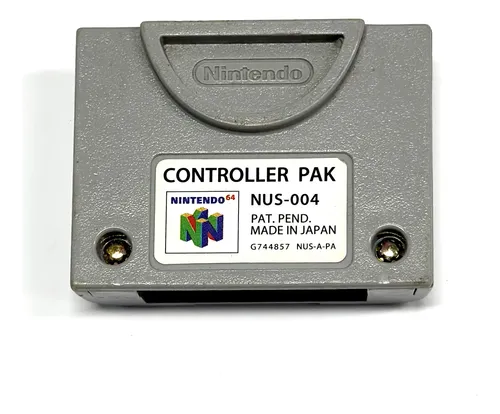 Controller Pak Original Para Nintendo 64 Memory Card (Usado)
