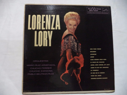 Lorenza Lory Lp Mexicano De Coleccion Rock And Roll