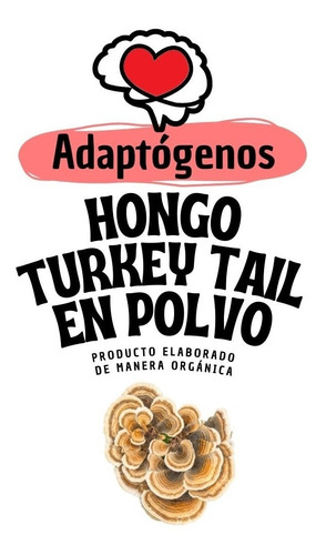 Hongo Cola De Pavo En Polvo, Elaborado De Manera Orgánica