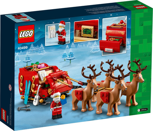 Lego Navidad 40499 Trineo De Papá Noel