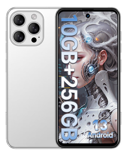 White Shark I16 Blanco Phone 10 GB RAM+256 GB ROM Octa-core Dual Sim Android 13 8000 mAh