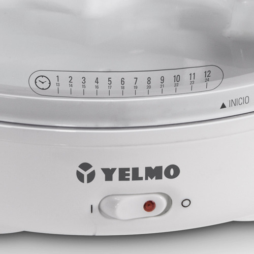 Imagen 6 de 9 de Yogurtera Fabrica De Yogurt Yelmo Yg-1700 7 Jarros + Recetas