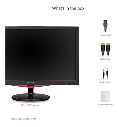 Monitor Viewsonic Vx2458-mhd 24 144hz Amd Freesync 144hz 1ms Color Negro