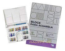Comprar Kit Acuarelas Winsor & Newton X15  Block A4 300gs