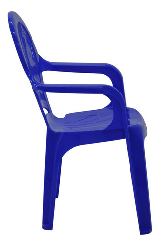 Cadeira Infantil Tramontina Catty Em Polipropileno Azul