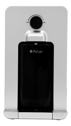 Purificador De Água Natural Polar - Compact - Prata Cor Preto