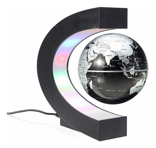 Mesa Led Flotante Planet Earth Con Forma De Globo Magnético