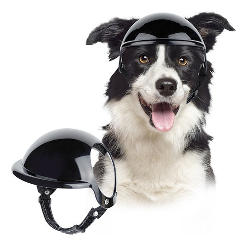 Casco Deportivo De Seguridad Para Perro C/agujeros De Orejas