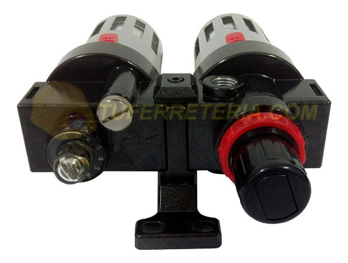 Imagen 5 de 6 de Unidad Filtro Aire Regulador Lubricador 3/8 Mf-3 Wufu