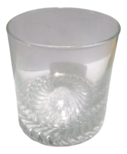 Set Vaso De Whisky Con Base Tallada 7*7cm 150ml X6