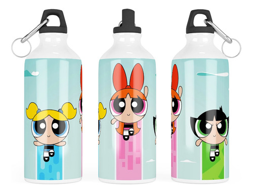 2 Botellas De Agua Sport Personalizadas Superpoderosas