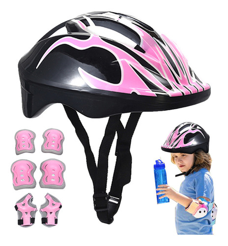 Juego 7 Rodilleras Y Coderas Para Casco Seguridad Para Niños