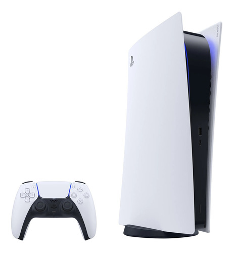 Imagen 2 de 5 de Sony PlayStation 5 825GB Digital Edition color blanco y negro