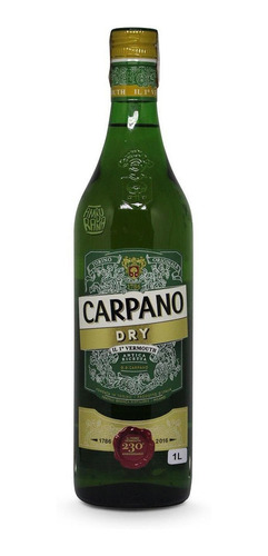 Vermouth Carpano Dry 1000 Ml  Temperatura Ambiente