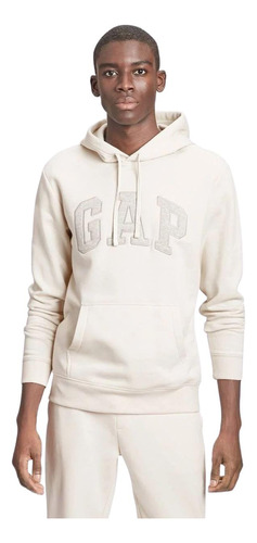 Poleron Hombre Gap Logo Crema