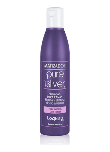 Loquay Shampoo Matizador Puré Silver 250 Ml Botella