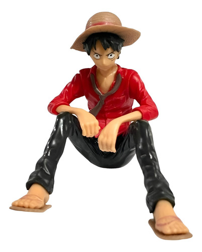 Figura Colección Anime One Piece Luffy Sentado