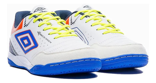Botines Umbro Futsal Semiprofesional Blanco - Areco Deportes