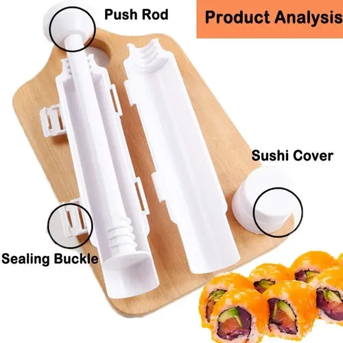Zx Roller Sushi Maker Roll Mold Fazer Sushi Kit | MercadoLivre