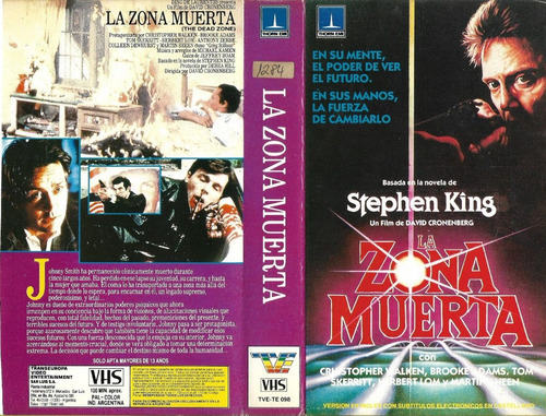 La Zona Muerta Vhs David Cronenberg Stephen King 1983