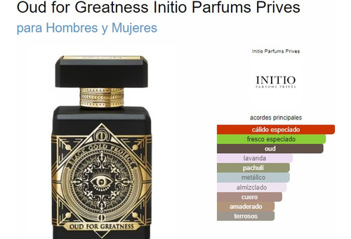 O F E R T A Perfume Initio Oud For Greatness Edp 90ml Unisex