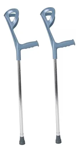 comprar Muletas Canadienses Bastón Regulable En Altura Color Platead comprar Muletas Canadienses Bastón Regulable En Altura Color Platead
