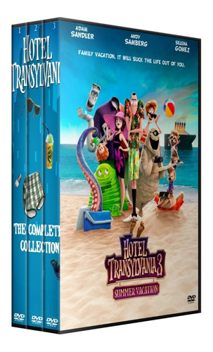 Hotel Transylvania 1 2 3 Dvd Latino/ingles Subt Español