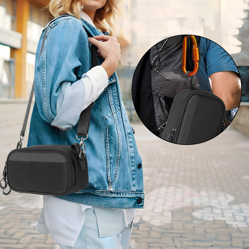 Funda Suave Para Altavoz Bluetooth Con Bolsillo Y Correa Des