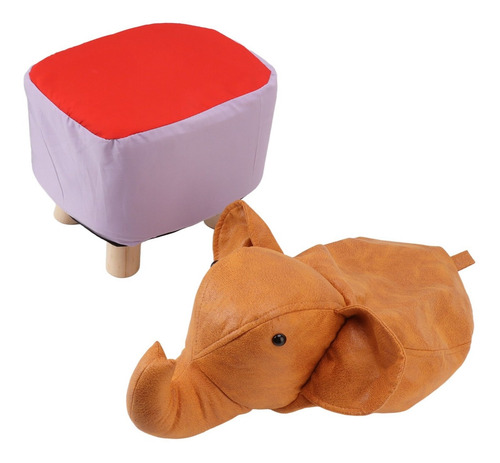 Taburete Con Forma De Elefante, Reposapiés Para Animales, Bo
